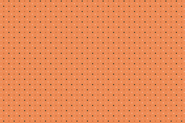Obraz premium Polka Dot Pattern in Orange and Dark Shades: Scripted Content Minimalist Circular Grid with Precise Repeating Geometry for Textile and Paper Surface Design
