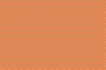 Fototapeta premium Staircase Pattern Background with Orange and Dark Lines: Scripted Content Repeating Geometric Diagonal Zigzag Grid with Technical Step Texture for Structural Design and Industrial Layouts