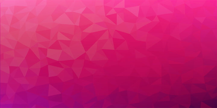 Pink polygonal illustration, which consist of triangles. Geometric background in Origami style with gradient. Triangular design for your business.