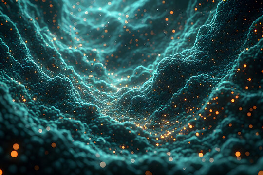 Concept art visualizing higgs