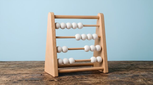 Wooden Abacus Educational Toy for Early Math Learning