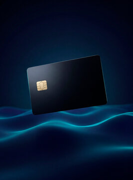 Premium 3D smart payment card with embedded security chip