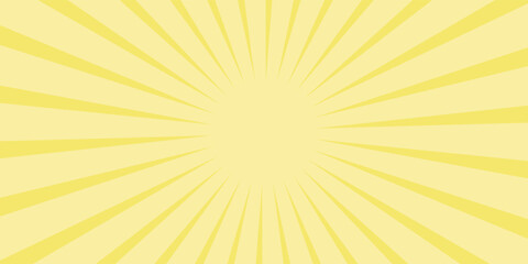 Fototapeta premium Yellow Rays, Sunburst, Starburst Background