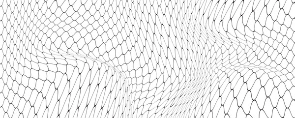 Curved net pattern. Seamless design for sportswear or equipment like soccer goals, volleyball nets, basketball hoops, hockey nets, and athletic gear © Andi