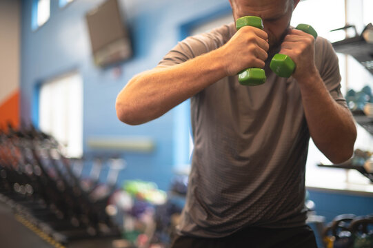 shadowboxing weights bokeh workout video abstract shallow depth of field view, working out, boxing with weights
