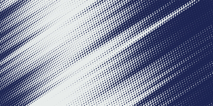 Abstract halftone wave dots background. Futuristic twisted grunge pattern, dots, circles. Vector modern optical pop art texture for posters, business cards and etc