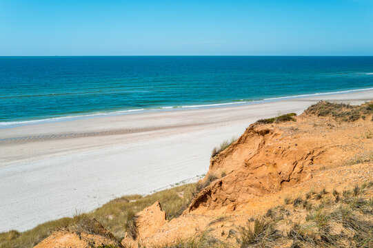 Sylt, Germany. The Red Cliff (German: Rotes Kliff) near Kampen.