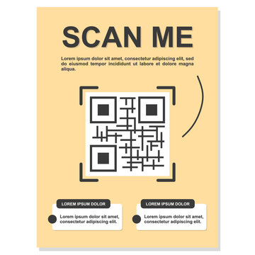 Scan Me poster design