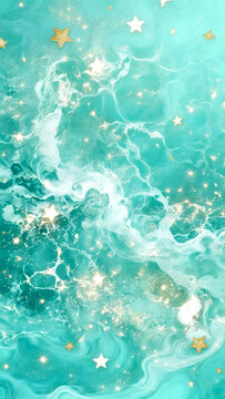 Gilded Starry Ocean Wave Fluid Texture Background Set Vertical Marbling Pattern Decor product mockup photo E-commerce marketing poster Background shooting scene