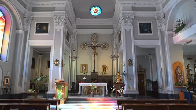 Inside Parrocchia di Sant, Antonio, Genoa.
