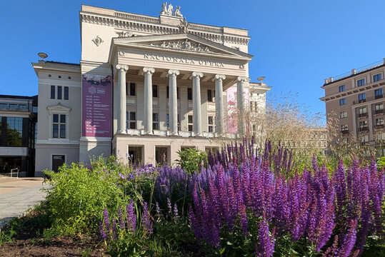 Latvian national opera, Riga, Latvia.