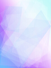 Obraz premium Pastel blue and purple abstract polygon background with soft light effects, ideal for modern website headers, presentations, and creative design layouts with copy space.