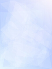 Fototapeta premium Soft light blue abstract geometric bokeh background with subtle gradients and airy mood, ideal for web banners, presentations, and creative designs with copy space.