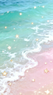 Gilded Starry Ocean Wave Fluid Texture Background Set Vertical Marbling Pattern Decor product mockup photo E-commerce marketing poster Background shooting scene