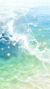 Gilded Starry Ocean Wave Fluid Texture Background Set Vertical Marbling Pattern Decor product mockup photo E-commerce marketing poster Background shooting scene