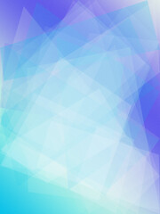 Obraz premium An abstract low-poly background with soft blue and purple facets, creating a calm futuristic mood and ideal texture for presentations, websites, and flyers.