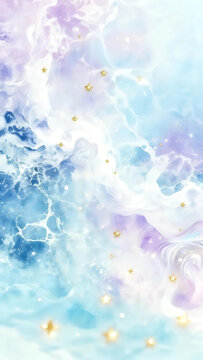 Gilded Starry Ocean Wave Fluid Texture Background Set Vertical Marbling Pattern Decor product mockup photo E-commerce marketing poster Background shooting scene