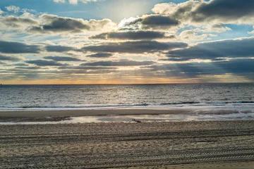 Sylt, Germany. The beach near Westerland at sundown. © foto-select