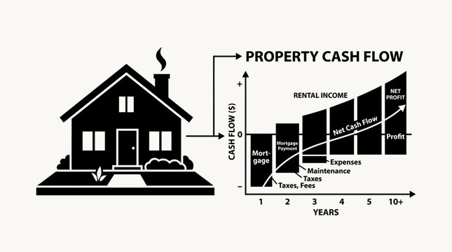 Property Cash Flow Investment Graph.