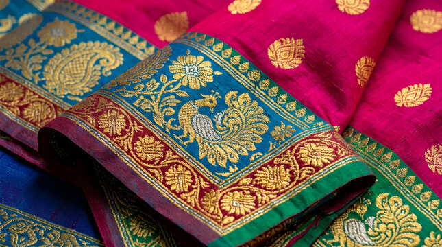 Kanchipuram silk sarees, Kanjivaram saree, Kanjivaram silk saree, Kanchipuram saree designs, Indian bridal saree, wedding silk saree, handcrafted saree, zari work sarees, silk weaving, textile photos.