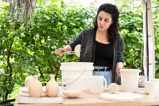 glazing a fermenting jar whight