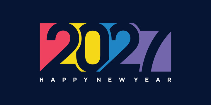 2027 logo design element with modern style idea