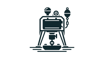 Lunar Lander Spacecraft Icon © Dongane