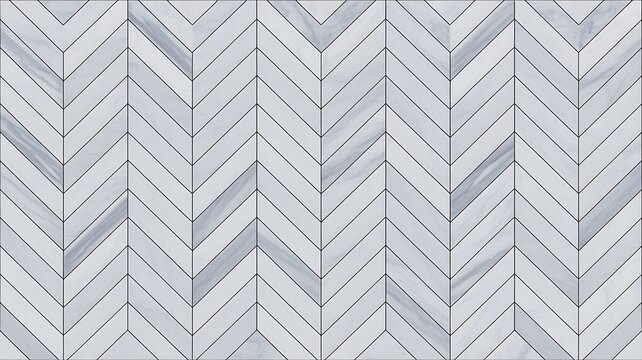Grey marble herringbone parquet texture, seamless stone tile pattern background, luxury chevron granite floor surface for interior architectural design 