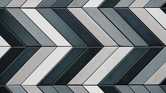 Industrial concrete arrow pattern, geometric chevron wall texture, gray cement tile background with directional pointers and architectural stone finish