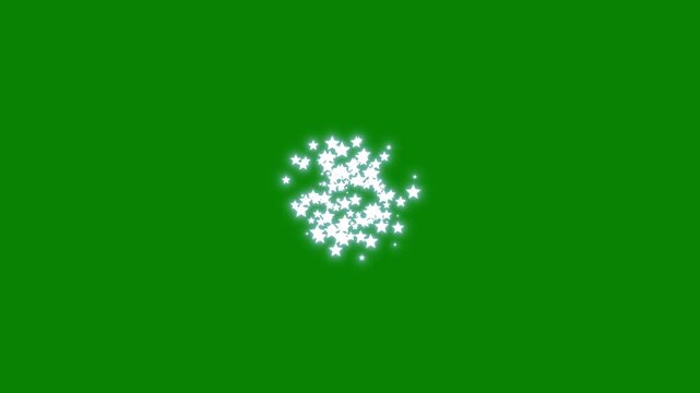 glitter shimmer particles, Star blast glitter sparkle trail animation, Sparkling star blast glitter animation,  twinkling glittering star. green screen background 4k video.
