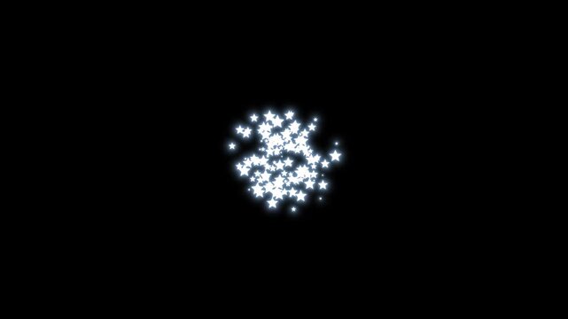 glitter shimmer particles, Star blast glitter sparkle trail animation, Sparkling star blast glitter animation,  twinkling glittering star. black screen background 4k video.