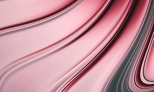 Wavy Lines in Shades of Pink Create a Flowing Design in Motion