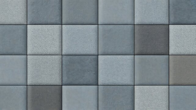 Natural grey stone tile texture, seamless granite paving blocks background, architectural limestone floor pattern for exterior design 