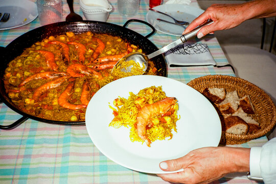 Friends Eating Together 