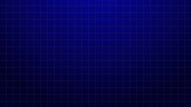 Blue Digital Grid Background Filled With White Numbers and Letters image photo animation