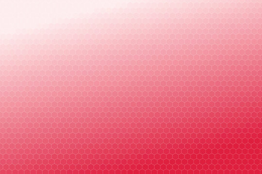 Gradient pink honeycomb texture pattern with subtle geometric cells