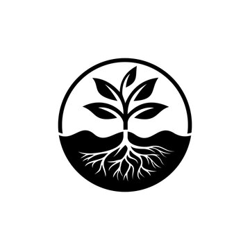 plant farm logo icon