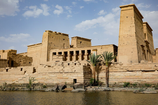 Egyptian Temple Architecture on Philae Island