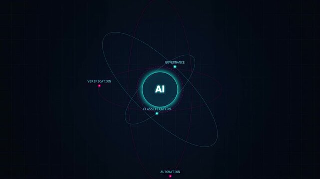 AI data processing improves enterprise governance through workflow automation, compliance management, verification, classification and security monitoring for reliable business operation.