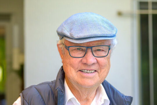 Friendly Senior Man Smiling Portrait