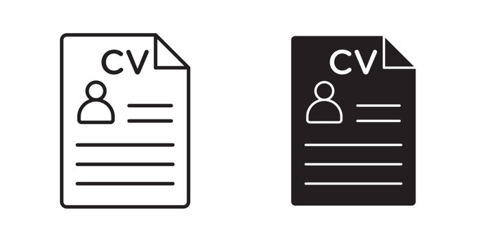 CV icon