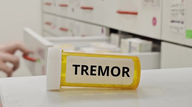 TREMOR treatment tablets used to reduce involuntary shaking and improve motor control