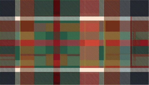 tartan pattern with diagonal lines and color variations