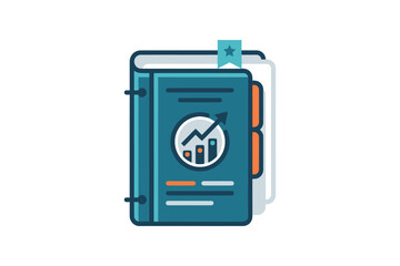 Fototapeta premium Business Financial Planner Icon