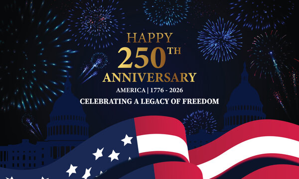 250th anniversary USA Background