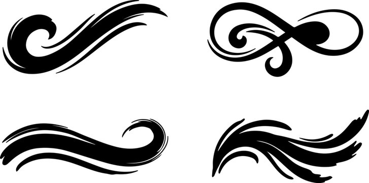 Halloween elements silhouette icon set featuring pumpkin ghost and castle