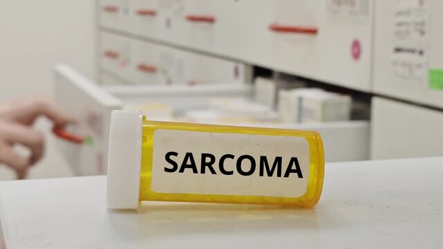 SARCOMA treatment tablets used to inhibit malignant tumor growth in connective tissues