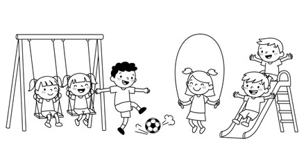 children drawing on a blackboard © Poniyem