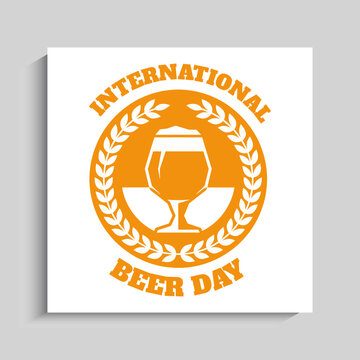 International Beer Day Social Media Post Banner Template