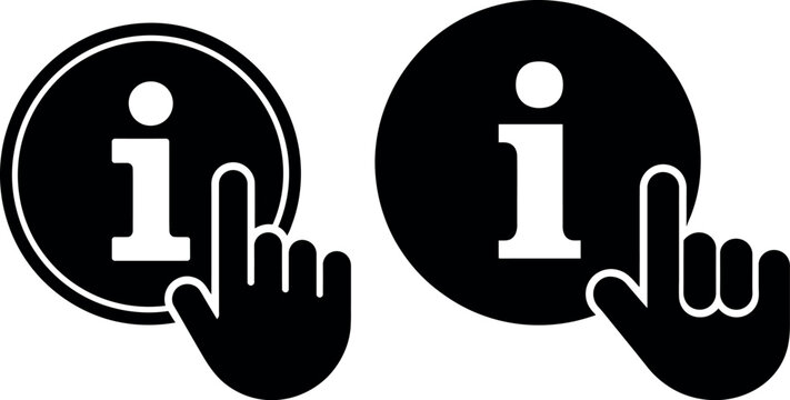 Minimalist iphone and ipad icons with finger interaction